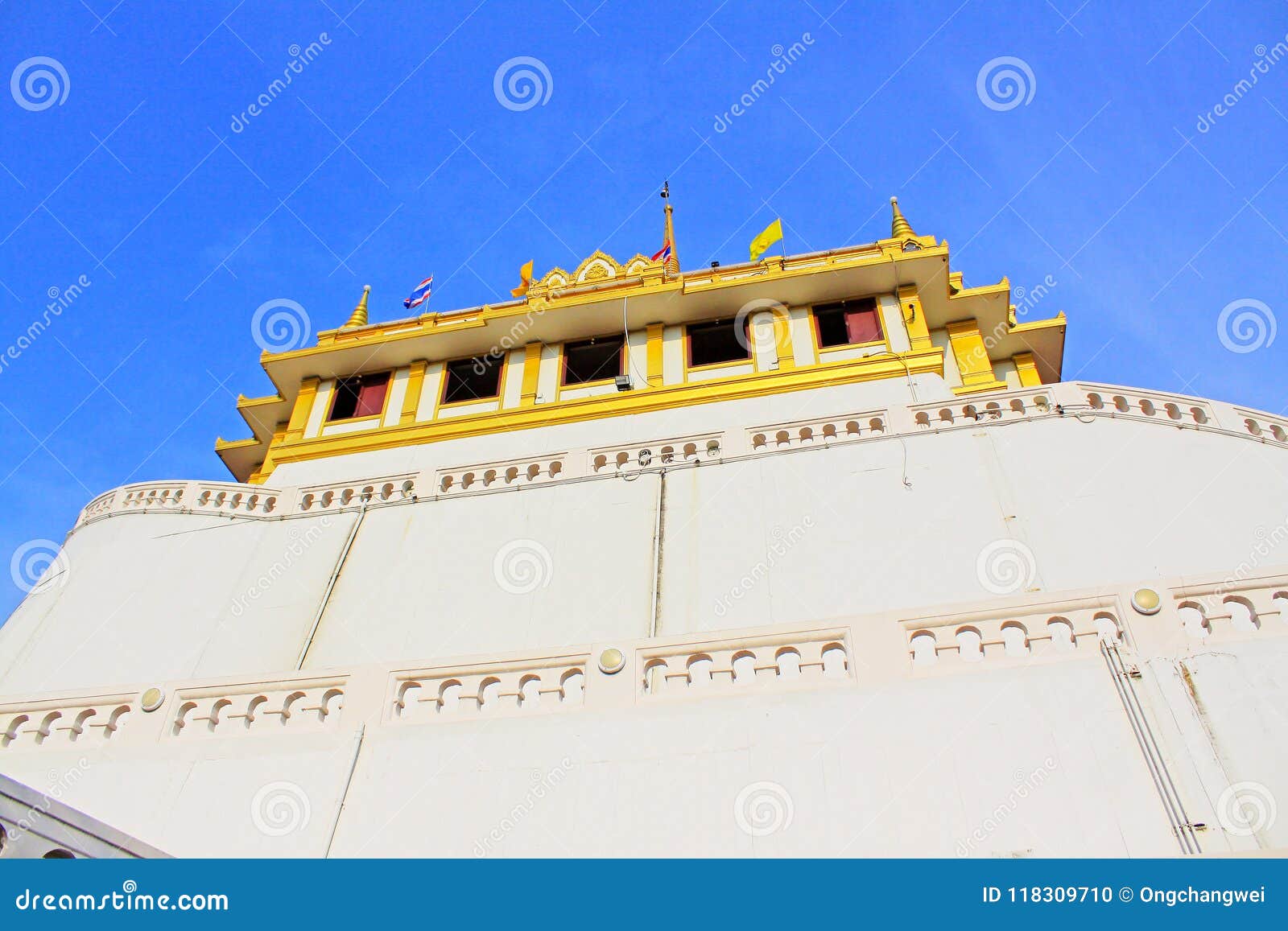 golden mountain temple, bangkok, thailand